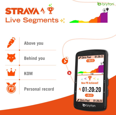 Bryton S810 GPS Cycling Computer – 3.5 Display, 50H Battery, Offline Europe Maps