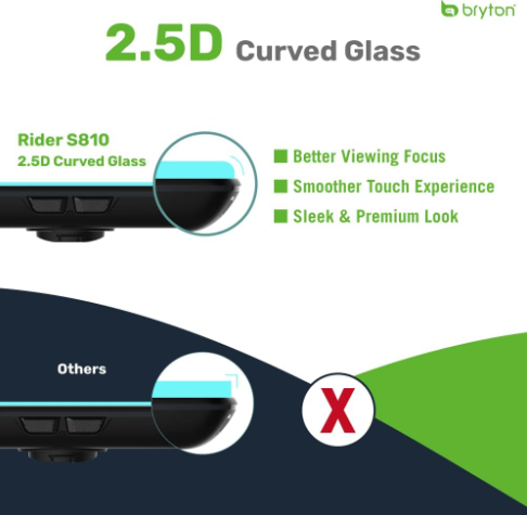 Bryton S810 GPS Cycling Computer – 3.5 Display, 50H Battery, Offline Europe Maps