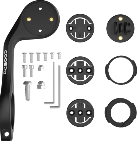 CooSpo Quick Bike Mount – Fits Garmin, Wahoo, Bryton & GoPro Front Mount